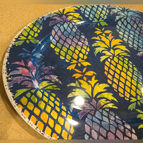 Pineapple Melamine Serving Platter - Picture 4 of 9